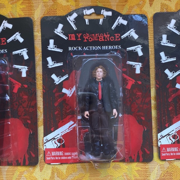 Other Rare My Chemical Romance Rock Action Heroes Figures Seg Toys 205 Full Set Poshmark